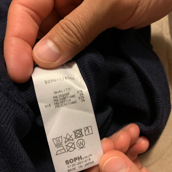 NWT sophnet navy hoodie japan edition size L - Picture 4 of 5